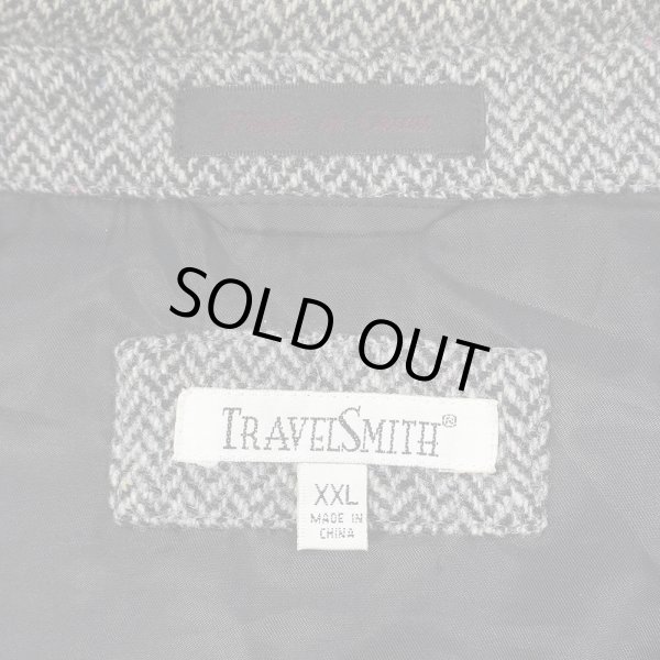画像2: 00's TRAVEL SMITH カラーネップ ヘリンボーン ウールジャケット (2)