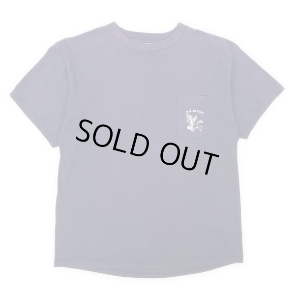 画像2: 90's MR.DUCKS ポケット付き プリントTシャツ "NAVY / MADE IN USA" (2)