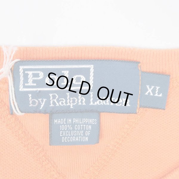 画像2: 00's Polo Ralph Lauren L/S コットンピケカットソー (2)