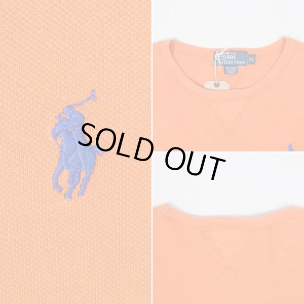 画像3: 00's Polo Ralph Lauren L/S コットンピケカットソー (3)