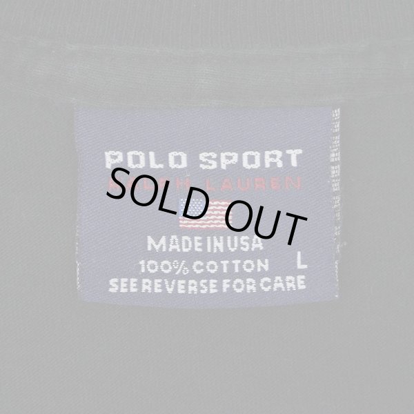 画像2: 90's POLO SPORT VネックTシャツ “MADE IN USA” (2)