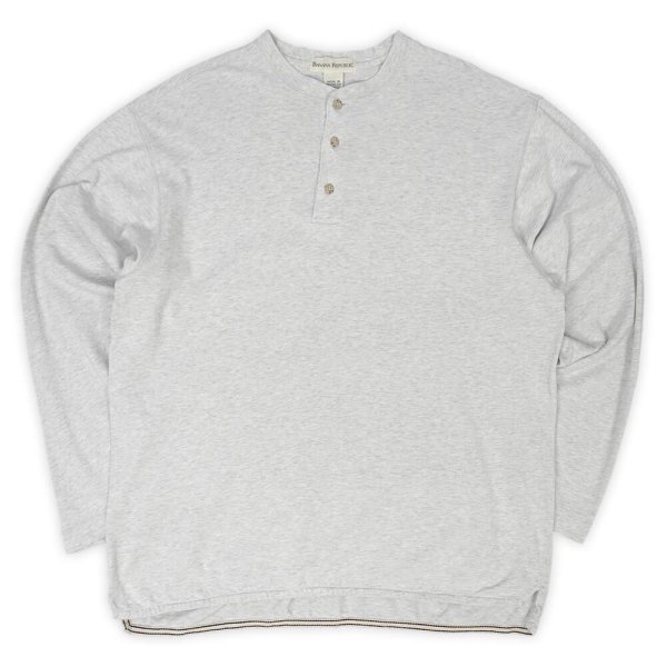 画像1: 90's Banana Republic L/S ヘンリーネック カットソー (1)