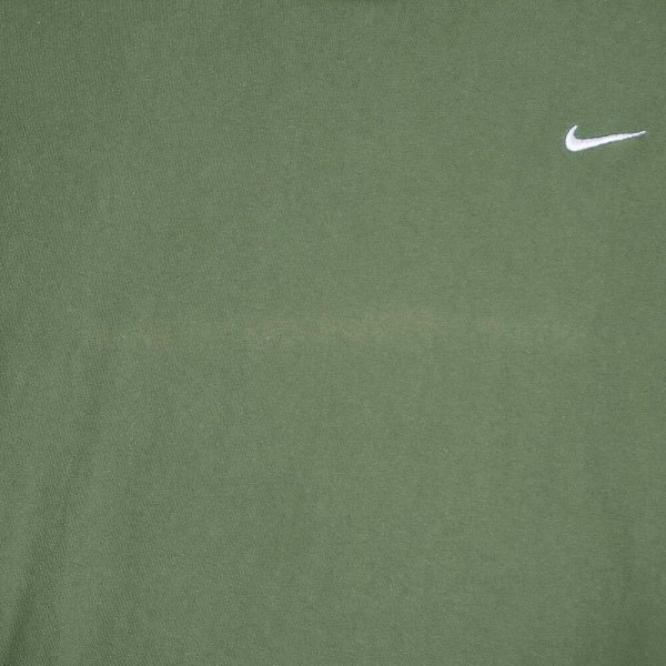 画像3: 00's NIKE スウォッシュロゴ刺繍 Tシャツ "OLIVE" (3)