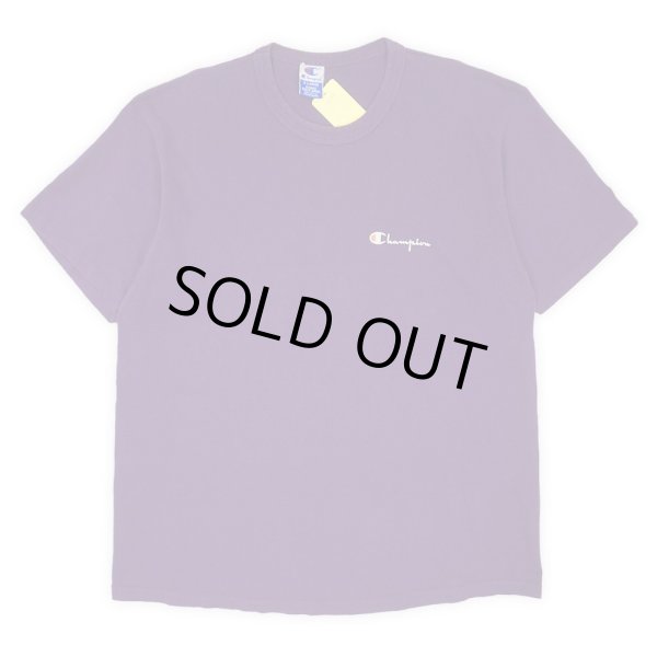 画像1: 90's Champion スクリプトロゴTシャツ "PURPLE / MADE IN USA" (1)