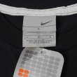 画像2: 00's NIKE スウォッシュ ロゴ刺繍 Tシャツ "BLACK / DEADSTOCK" (2)