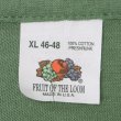 画像2: 80's Fruit of the loom ブランク ポケットTシャツ "MADE IN USA / DEADSTOCK" (2)