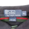 画像2: 90's Polo Ralph Lauren マルチボーダー柄 ポロシャツ “BLACK BASE” (2)