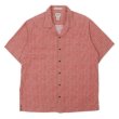 画像1: 00's L.L.Bean 総柄 オープンカラーシャツ "RED" (1)