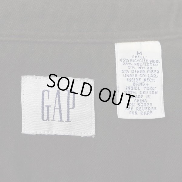 画像2: Early 00's OLD GAP ウールシャツ (2)