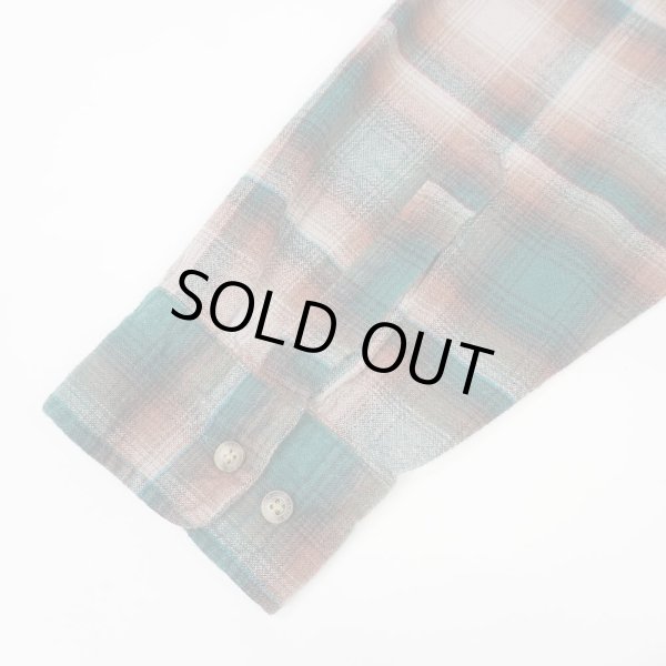 画像4: 00's Pendleton フランネル ボタンダウンシャツ "MASON / Green Omble Plaid" (4)
