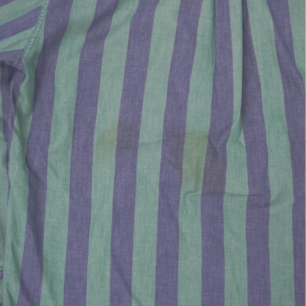 画像5: 90's ST JOHN'S BAY ストライプ柄 シャンブレーボタンダウンシャツ (5)