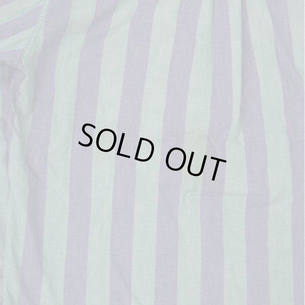 画像5: 90's ST JOHN'S BAY ストライプ柄 シャンブレーボタンダウンシャツ (5)