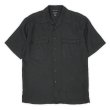 画像1: 00's BRUNO S/S オープンカラー リネンシャツ "BLACK" (1)
