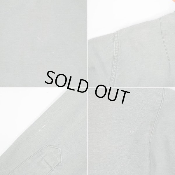 画像4: 50's USAF コットンサテン ユーティリティーシャツ "size 16×33" (4)