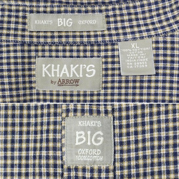 画像2: 90's KHAKI'S by ARROW ボタンダウンシャツ "BIG OXFORD" (2)