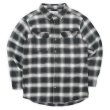 画像1: 00's ALASKA 1959 ヘビーネルシャツ "Ombre Plaid" (1)