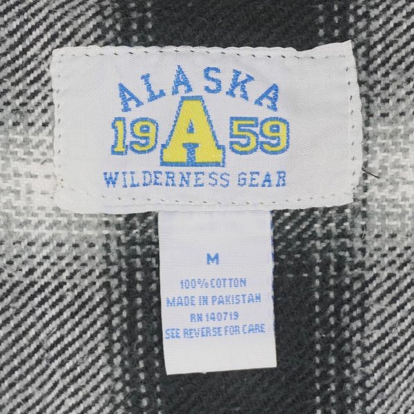 画像2: 00's ALASKA 1959 ヘビーネルシャツ "Ombre Plaid" (2)