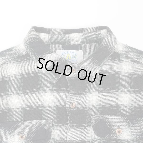画像3: 00's ALASKA 1959 ヘビーネルシャツ "Ombre Plaid" (3)