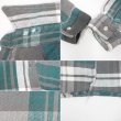 画像5: 90's FIVE BROTHER ヘビーネルシャツ "Green Plaid" (5)