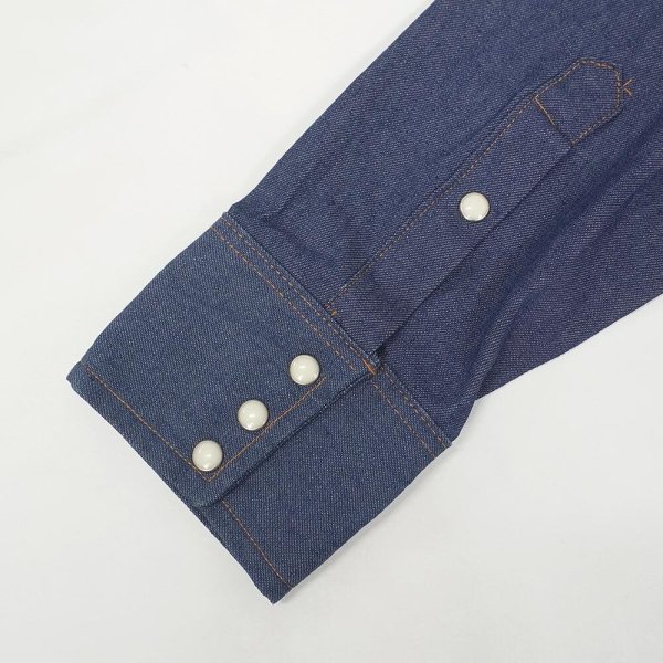 画像4: 80's ROEBUCKS デニムウエスタンシャツ "DEADSTOCK / MADE IN USA" (4)