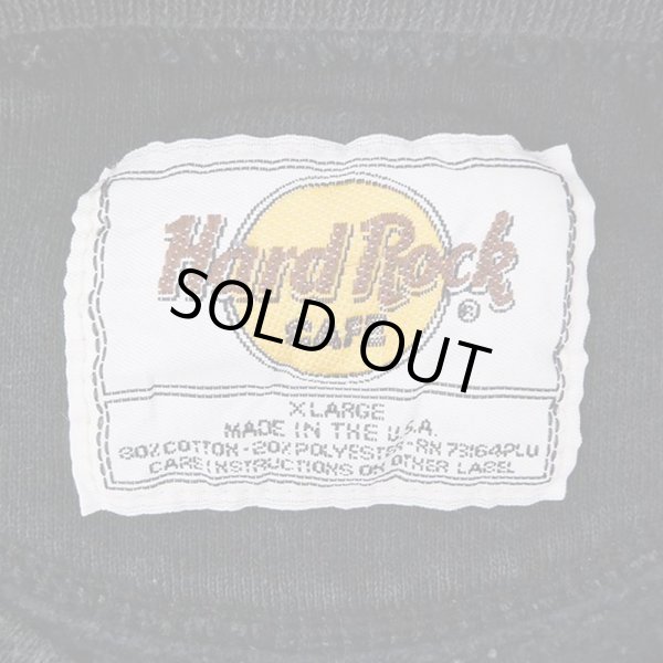 画像4: 90's Hard Rock CAFE ロゴ刺繍 スウェット "MADE IN USA" (4)