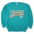 画像1: 90's RUSSELL プリントスウェット "MIAMI DOLPHINS / MADE IN USA" (1)