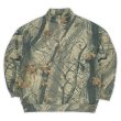 画像1: 00's JERZEES リアルツリーカモ柄 ハーフジップスウェット (1)