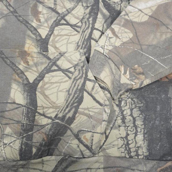 画像4: 00's JERZEES リアルツリーカモ柄 ハーフジップスウェット (4)