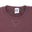 画像3: 90-00's RUSSELL ブランクスウェット "BURGUNDY" (3)