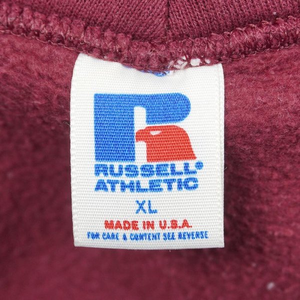 画像3: 80's RUSSELL カレッジプリント スウェットパーカー "MADE IN USA" (3)