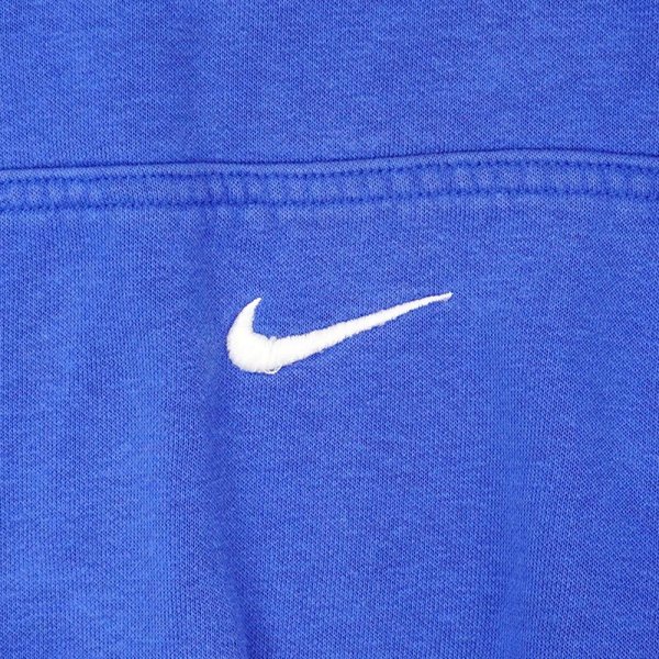 画像3: 90-00's NIKE センタースウォッシュロゴ スウェットパーカー "FADE BLUE" (3)