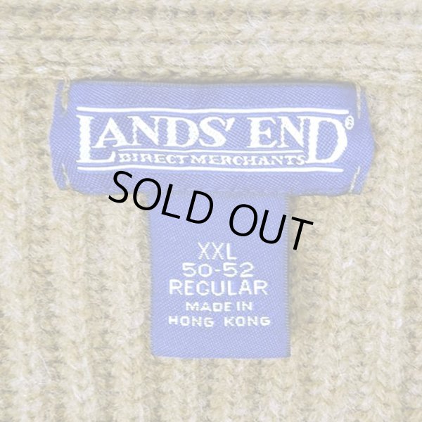 画像2: 90's LANDS' END ショールカラーカーディガン (2)