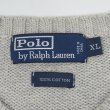 画像2: 90's Polo Ralph Lauren コットンニット "GRAY" (2)