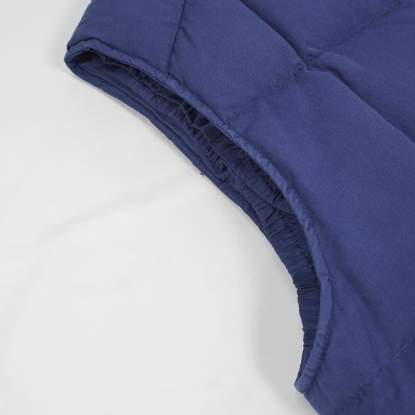 画像4: 90's ST JOHN'S BAY ダウンベスト "NAVY" (4)