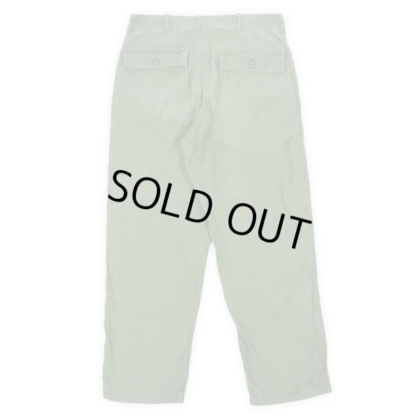 画像2: 60's US.ARMY コットンサテン ベイカーパンツ "実寸W32 L30" (2)