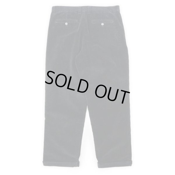 画像2: 90's ST. JOHN'S BAY 2タック 太畝コーデュロイトラウザー “BLACK / W34 L30” (2)