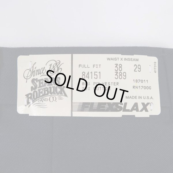 画像3: 80's SEARS ストレッチ ワークパンツ "W38 L29 / MADE IN USA / DEADSTOCK" (3)