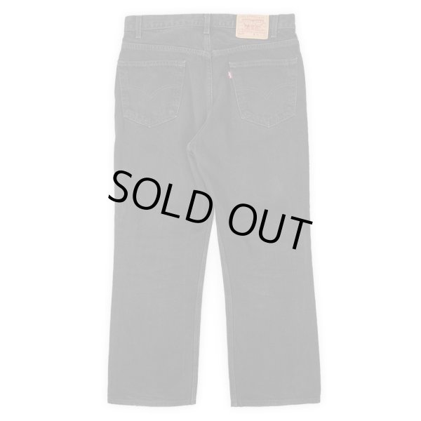 画像2: Early 00's Levi's 517 ブラックデニムパンツ "W36 L30" (2)
