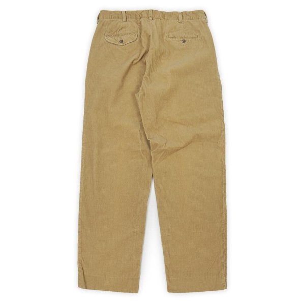 画像2: 90's Polo Ralph Lauren 2タック コーデュロイトラウザー "HAMOND PANT / BEIGH" (2)