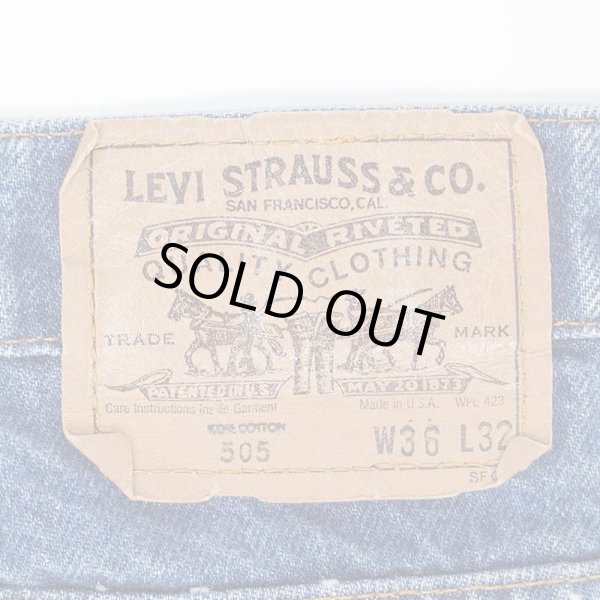 画像3: Early 90's Levi's 505 デニムパンツ "MADE IN USA / W36 L32" (3)