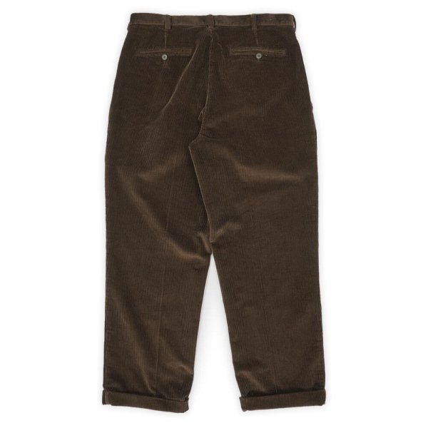 画像2: 00's Jos.A.BANK 2タック 太畝コーデュロイトラウザー "W35 L29" (2)