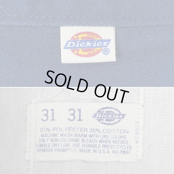 画像3: 80's Dickies 874 ワークパンツ "MADE IN USA / W31 L31 / NAVY" (3)
