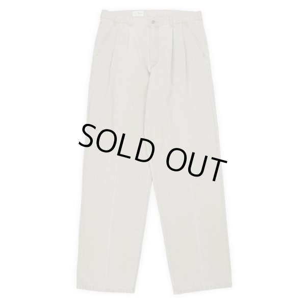 画像1: 90's L.L.Bean 2タック コットントラウザー "TROPIC WEIGHT" (1)