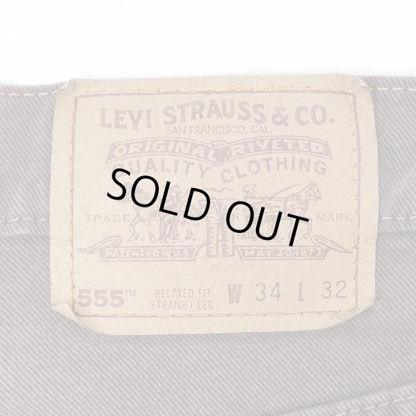 画像3: 90's Levi's 555 カラーデニムパンツ "MADE IN USA / W34 L32" (3)