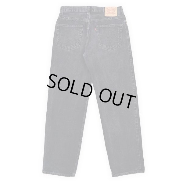 画像2: Levi's 550 ブラックデニムパンツ (2)