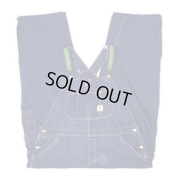 画像1: 50's FLINT デニムオーバーオール "ローバックスタイル / W44 L28相当" (1)