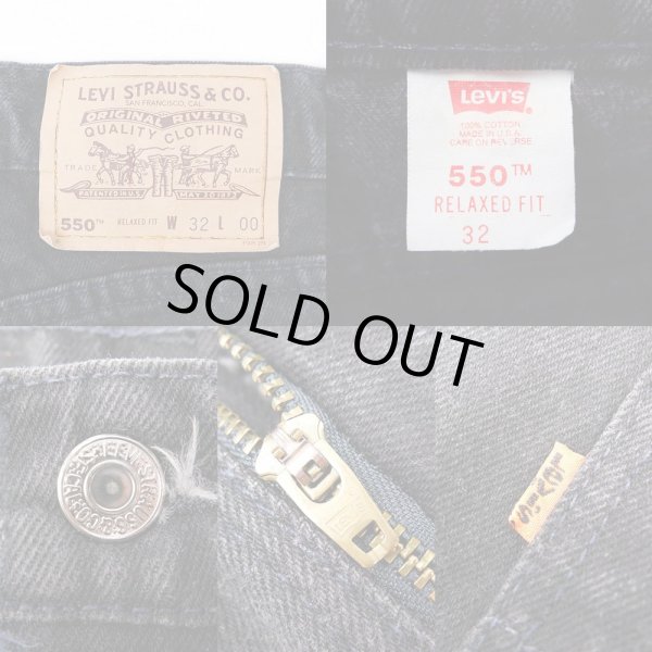 画像3: 90's Levi's 550 ブラックデニムショーツ "MADE IN USA" (3)