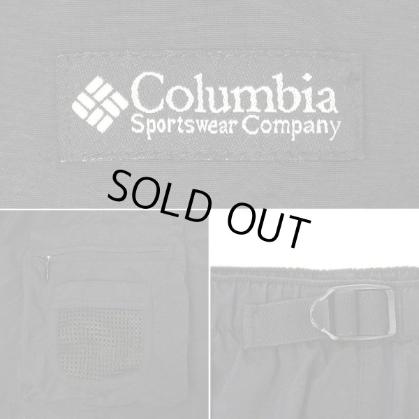 画像4: Early 00's Columbia ナイロンカーゴショーツ "BLACK" (4)