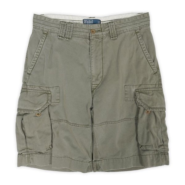 画像1: 00's Polo Ralph Lauren チノカーゴショーツ "W32 / OLIVE" (1)