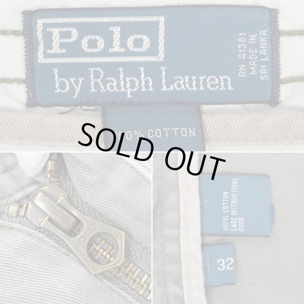 画像4: 00's Polo Ralph Lauren チノカーゴショーツ "W32 / OLIVE" (4)